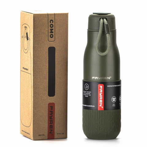 Fayren Butelka termiczna COMO 500ml Military Olive