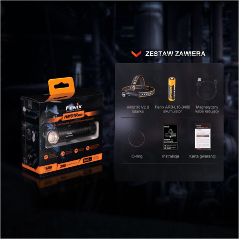 Fenix HM61R V2.0 Latarka czołowa LED 1600lm