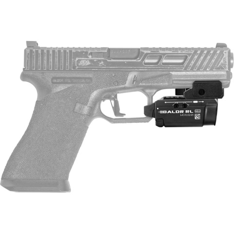 Olight Latarka na broń z celownikiem laserowym Baldr RL Mini 600 lumenów