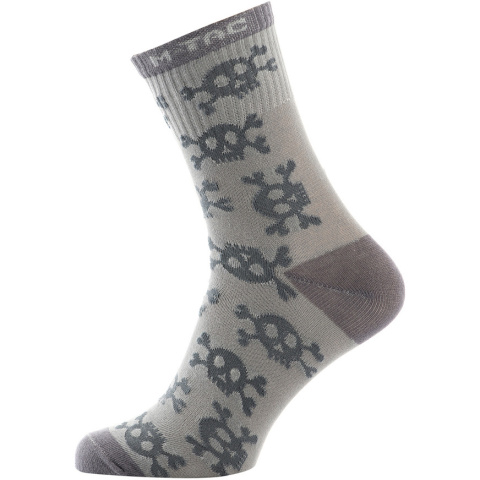 M-Tac Skarpety lekkie Mk3 Pirate Skull Light Grey