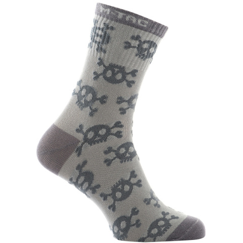 M-Tac Skarpety lekkie Mk3 Pirate Skull Light Grey