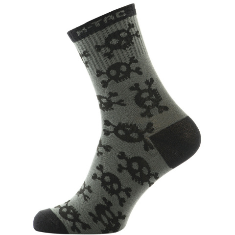 M-Tac Skarpety lekkie Mk3 Pirate Skull Olive