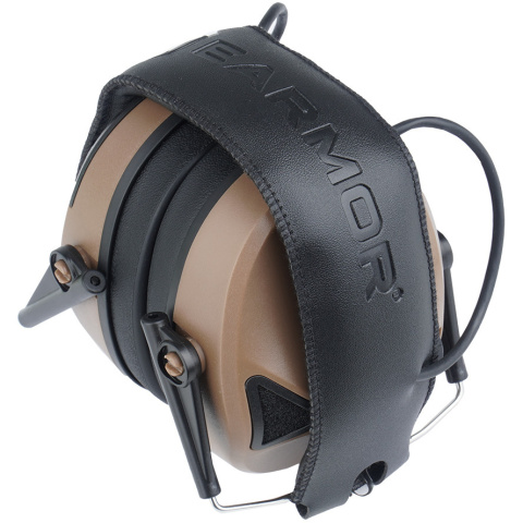 Earmor Słuchawki strzeleckie aktywne M30 CB Coyote Brown