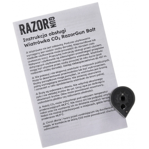 RazorGun Wiatrówka Pistolet Bolt 4,5mm CO2