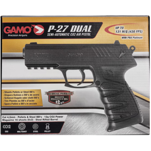 Gamo P-27 Dual Fuel Wiatrówka BB/Diabolo 4,5mm