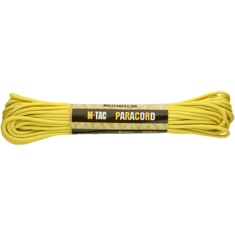 M-Tac Linka paracord 550 Type III 15m Yellow