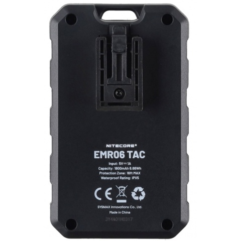 Nitecore EMR06TAC Bezprzewodowy odstraszacz komarów Czarny