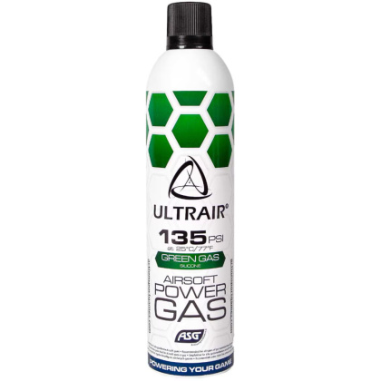ASG Ultrair Silicone Power Gas 570ml Green Gas