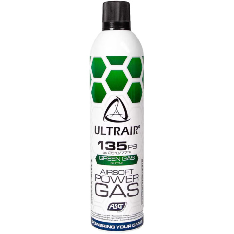 ASG Ultrair Silicone Power Gas 570ml Green Gas