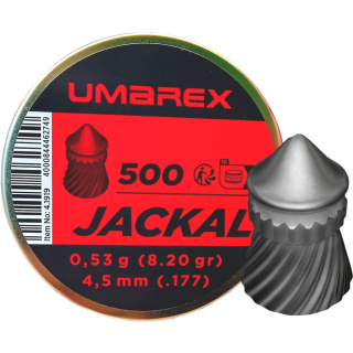 Umarex Śrut Jackal Pointed Ribbed 4.5mm 0,53g 500szt 4.1919