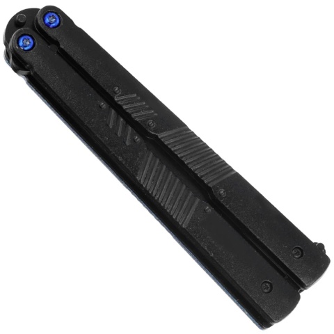 Martinez Albainox Skulls Black Aluminium Nóż motylkowy 02201