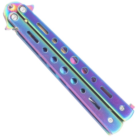 Third Nóż motylkowy Rainbow K2099