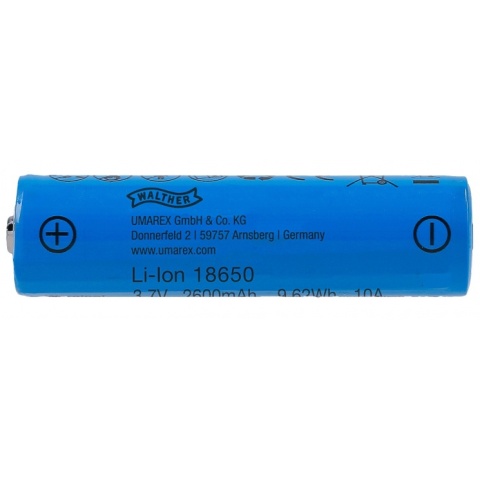 Walther Akumulator 3,7V 18650 2600mAh 3.7122.1