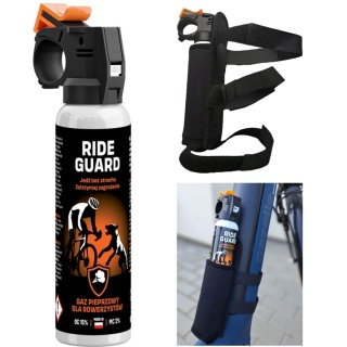 Antybandyta Gaz pieprzowy dla rowerzystów Ride Guard 150ml z kaburą