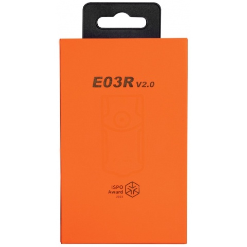 Fenix E03R V2.0 Czerwona LE Latarka akumulatorowa LED 500lm