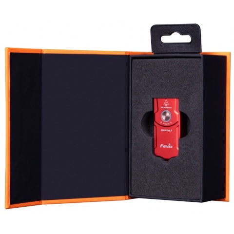 Fenix E03R V2.0 Czerwona LE Latarka akumulatorowa LED 500lm