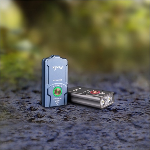 Fenix E03R V2.0 Niebieska Latarka akumulatorowa LED 500lm