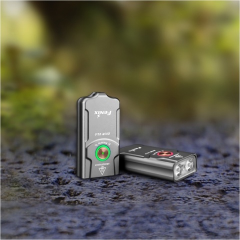 Fenix E03R V2.0 Szara Latarka akumulatorowa LED 500lm