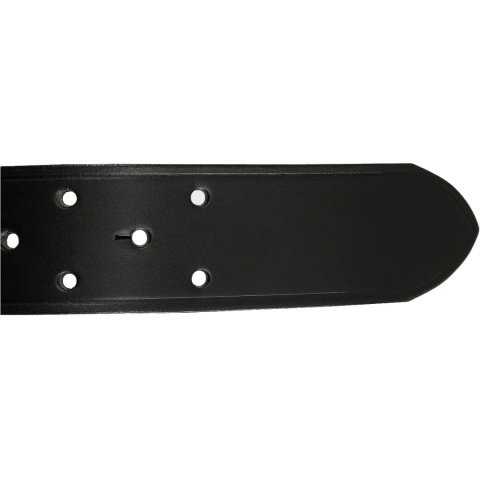 Hada Pas Wojskowy Oficerski Skórzany Czarny