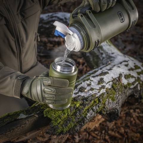 M-Tac Termos obiadowy z łyżką 750ml Olive Stal nierdzewna
