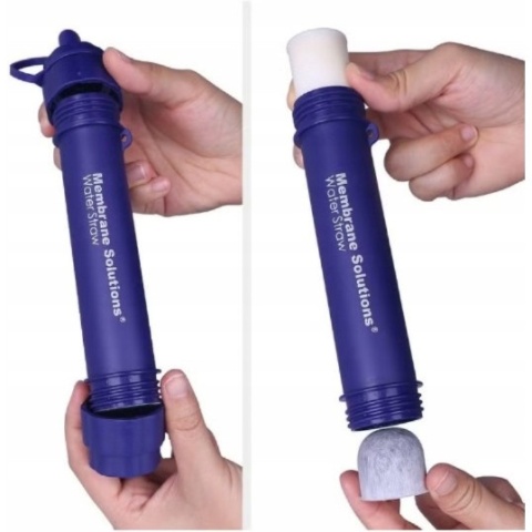 Membrane Solutions Wymienny wkład do filtra Water Filter Straw II