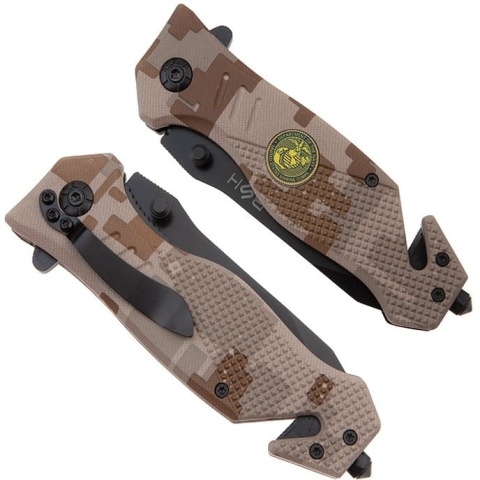 BSH Adventure Nóż ratowniczy, sprężynowy N-386C