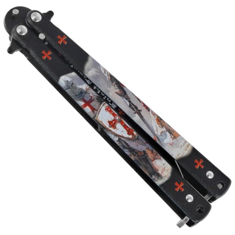 Martinez Albainox 3D Design Black Templar Nóż motylkowy 02269