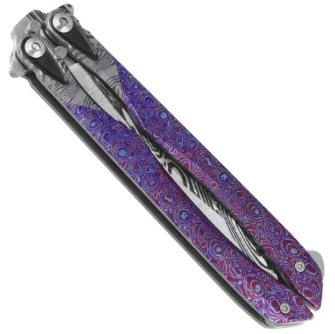 Martinez Albainox 3D Purple Steel Nóż motylkowy 02256