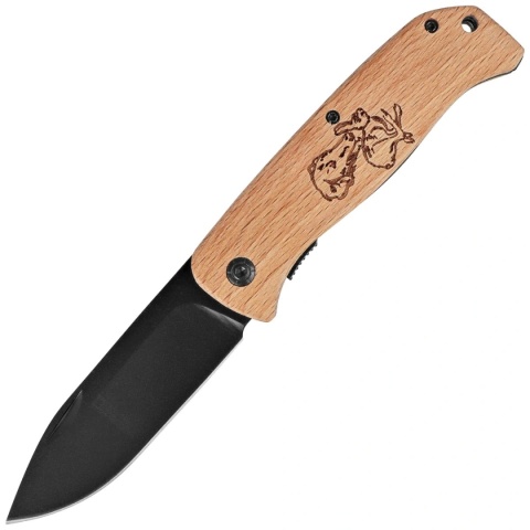 Martinez Albainox Country Hound And Rabbit Wood 25147GR632 Nóż składany