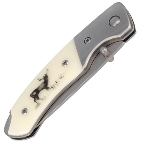 Martinez Albainox DeLuxe Deer White 19770 Nóż składany