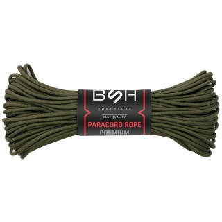 BSH Adventure Linka paracord Premium 30m Olive BR-006A