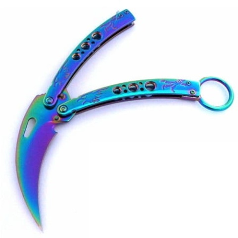 BSH Adventure Nóż motylkowy karambit N-499B