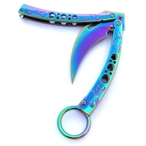 BSH Adventure Nóż motylkowy karambit N-499B