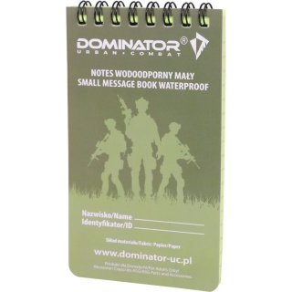 Dominator Notes wodoodporny, notatnik 7,5x3cm