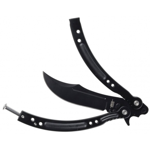 Joker JKR537 Nóż motylkowy Czarny