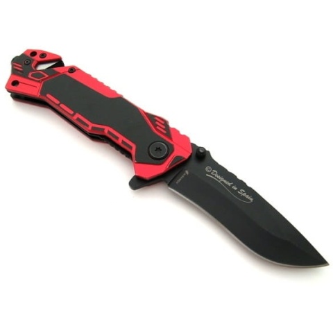 Martinez Albainox Nóż ratowniczy + nieśmiertelnik 19431 N-384F