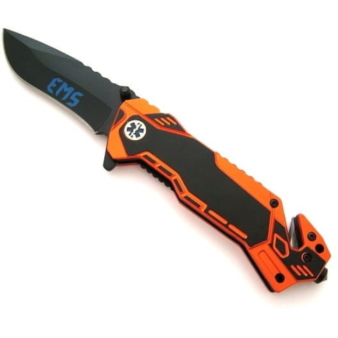 Martinez Albainox Nóż ratowniczy + nieśmiertelnik 19432 N-384