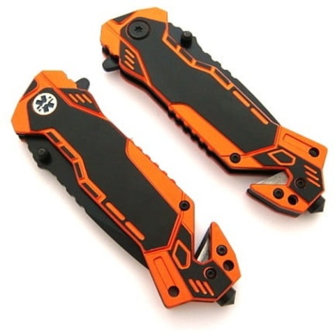 Martinez Albainox Nóż ratowniczy + nieśmiertelnik 19432 N-384