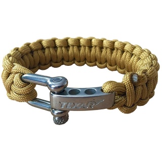 Texar Bransoletka paracord szekla Coyote