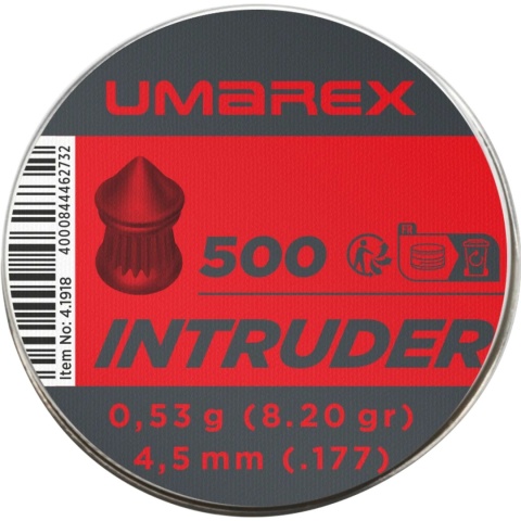 Umarex Śrut Intruder Pointed Ribbed 4.5mm 0,52g 500szt 4.1918