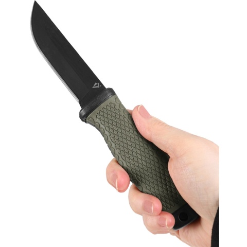 Dominator Nóż Ghost Cutter z kaburą Czarno-zielony