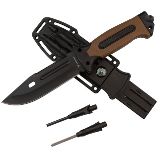 Hastaa Nóż taktyczny Krzesiwo + ostrzałka 10-HS-251