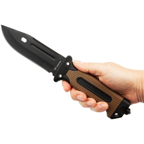 Hastaa Nóż taktyczny Krzesiwo + ostrzałka 10-HS-251