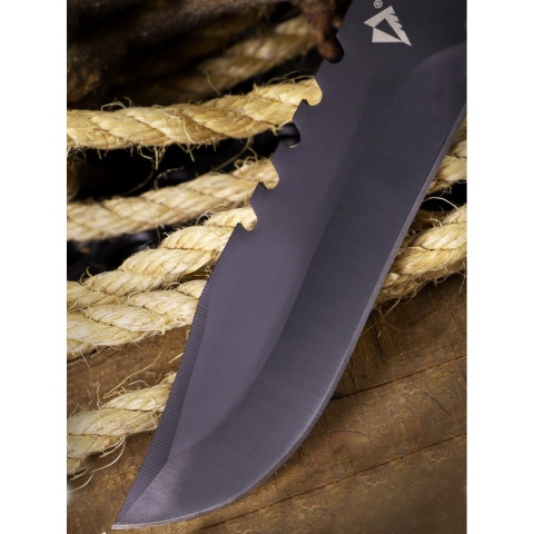 Dominator Nóż Spec Hunter z kaburą Czarno-zielony