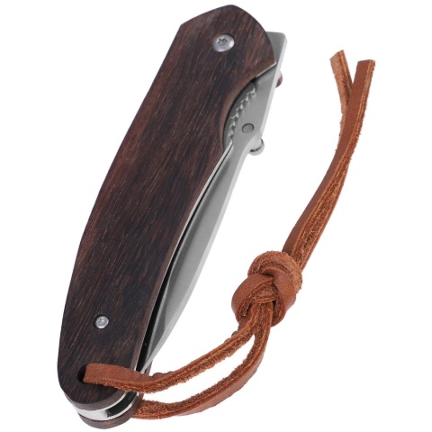 Dominator Nóż składany Traper Drewno