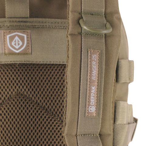 Defpak Plecak taktyczny Ranger 25L FDE Flat Dark Earth