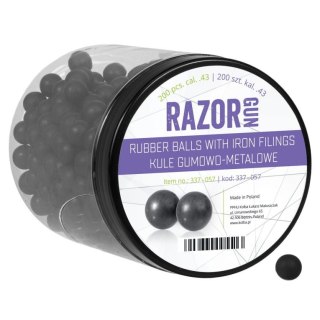 RazorGun Kule gumowo-metalowe Iron Balls .43 200 szt