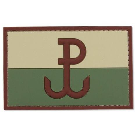 Naszywka 3D Polska Walcząca Multicamo 80x52mm