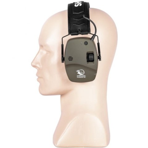 RealHunter Słuchawki strzeleckie Active ProSHOT BT aktywne oliwkowe