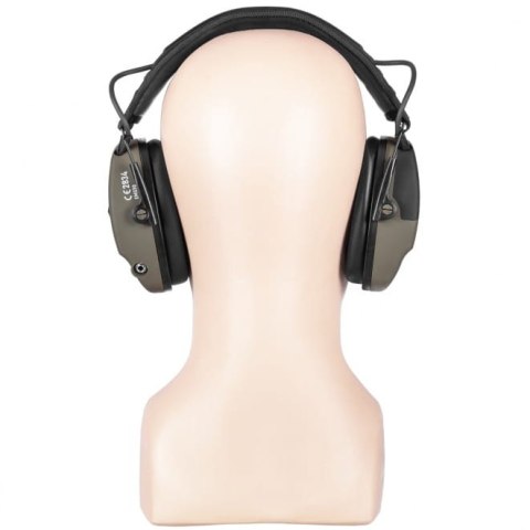 RealHunter Słuchawki strzeleckie Active ProSHOT BT aktywne oliwkowe